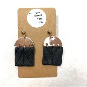 Handmade Clay Earrings 🌔✨